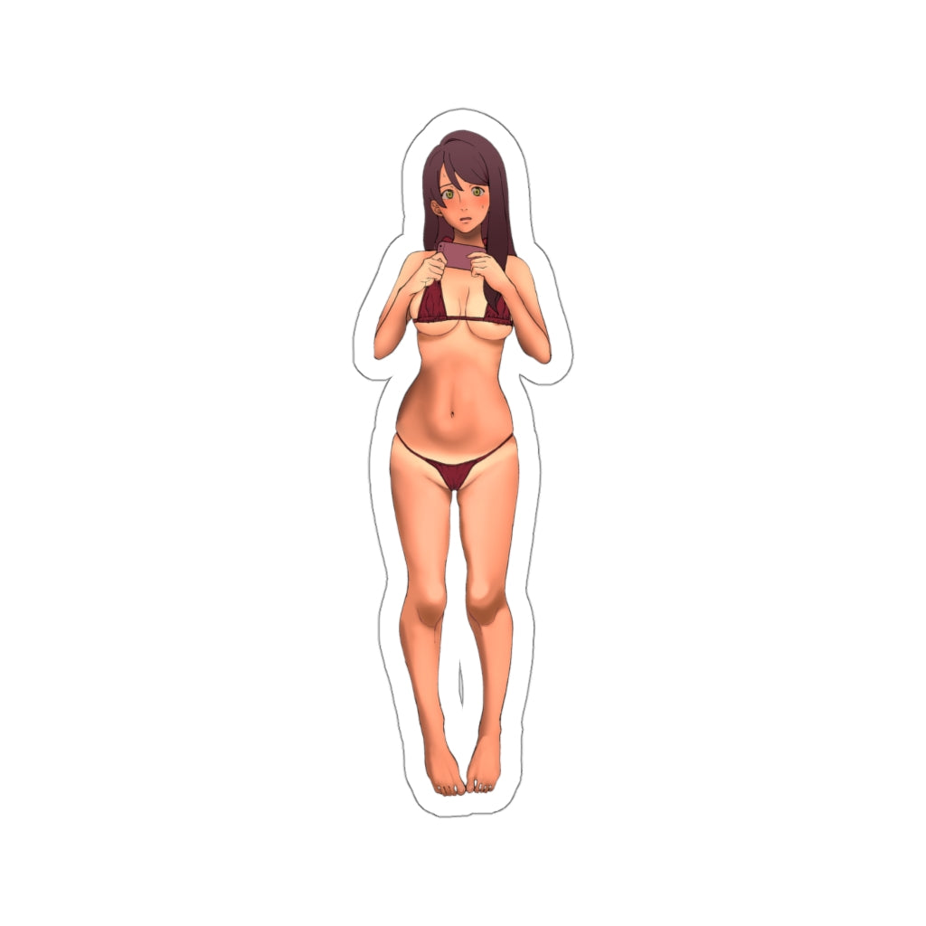 Sexy Bikini Kuroda Miki Devilman Waterproof Sticker - Ecchi Vinyl Decal