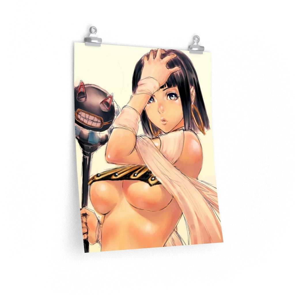 Ancient Princess Menace and Setra Queen's Blade Poster - Lewd Premium Matte Vertical Poster - Adult Wall Art