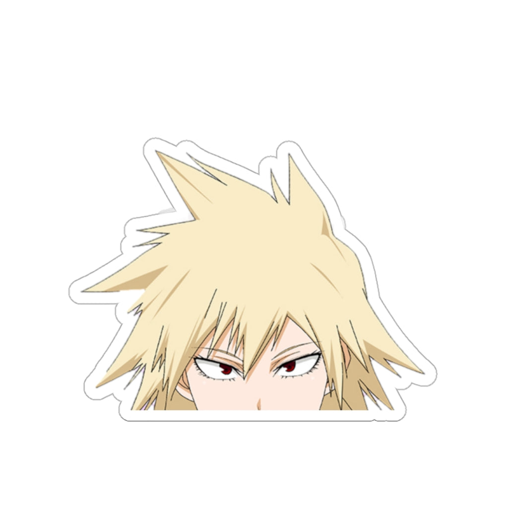 Bakugou Peeker My Hero Academia Sticker - Anime Peeker Car Decal