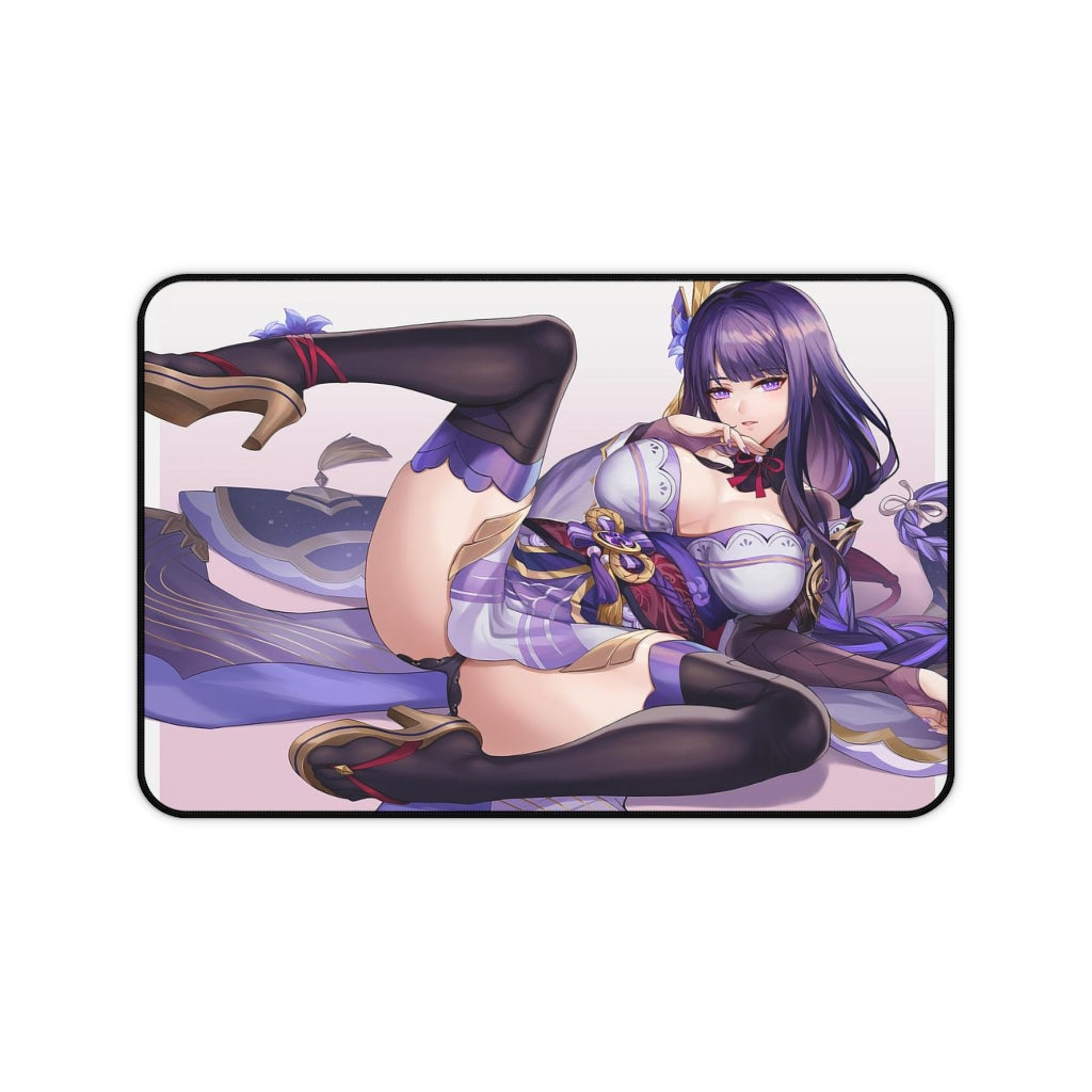 Genshin Impact Mousepad - Ecchi Raiden Shogun Large Desk Mat - Mouse Pad - MTG Playmat