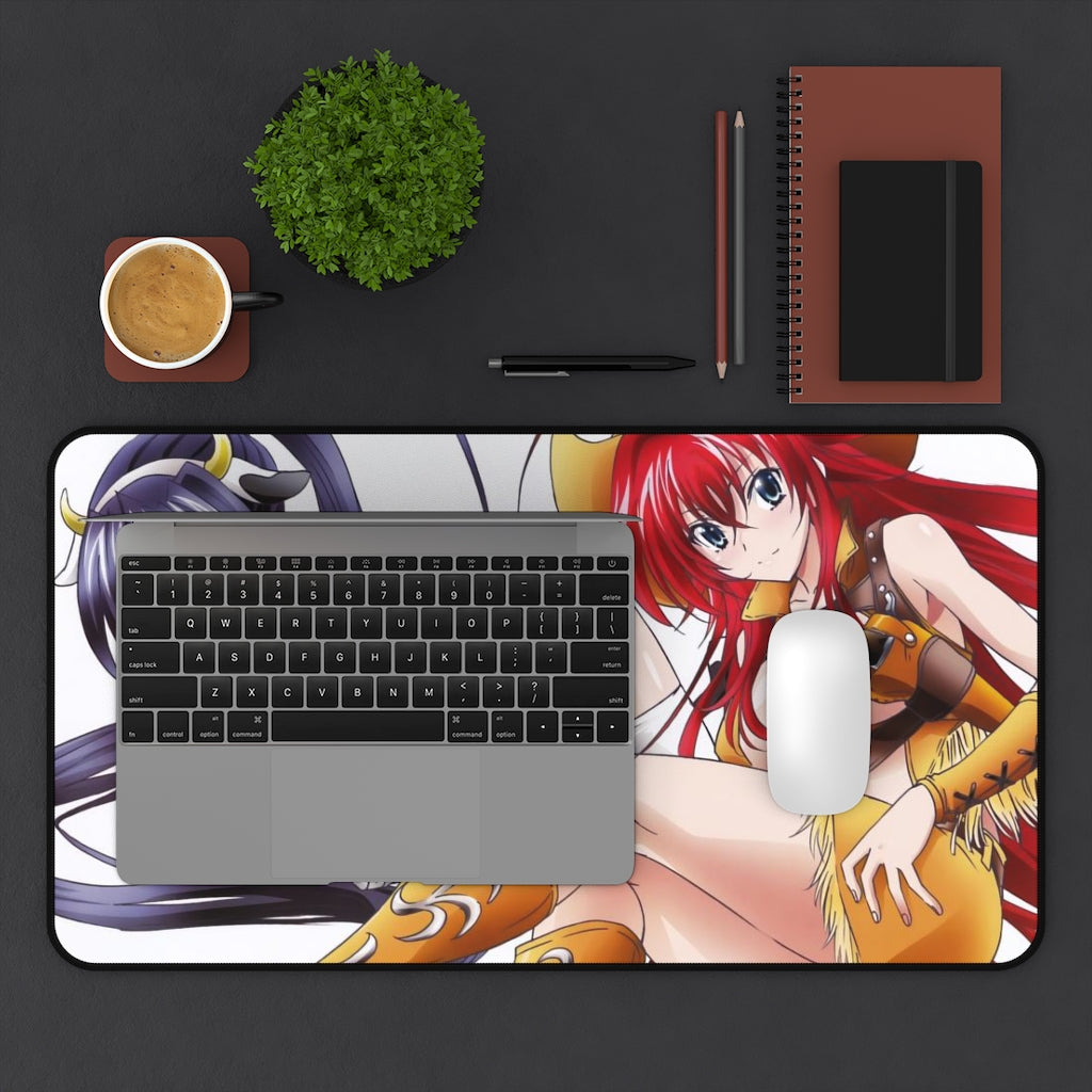 High School Dxd Sexy Mousepad - Cowboyrias Gremory And Cow Girl Akeno Himejima Ecchi Desk Mat - Highschool Dxd Playmat