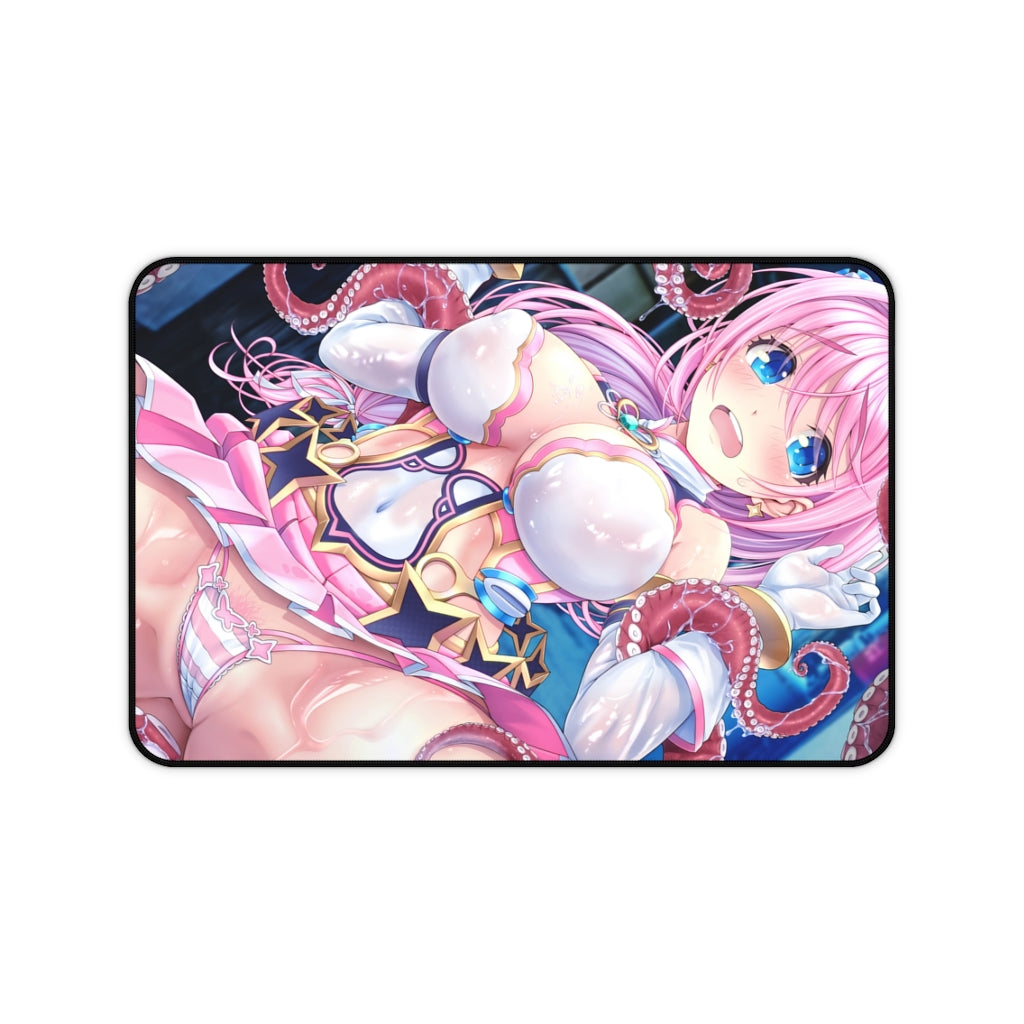 Aigan Tenshi Cheery Pink Hentai Tentacles Desk Mat - Non Slip Mousepad