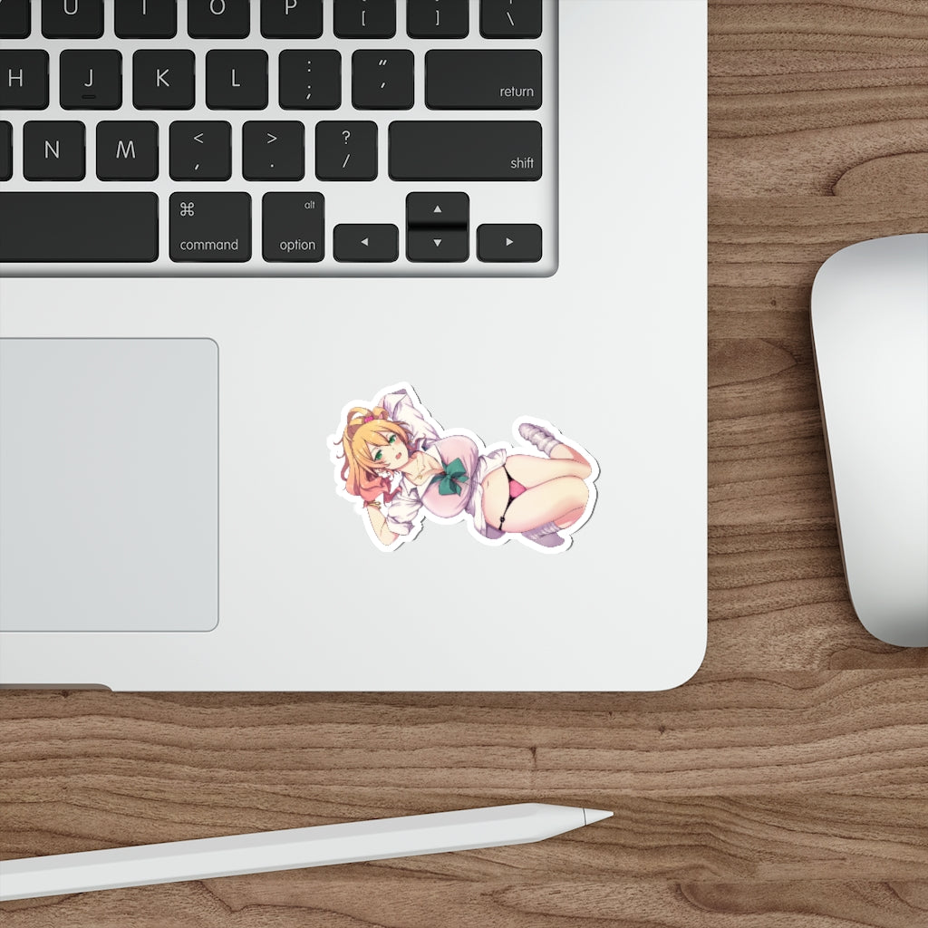 Sexy Panties Yame Yukana My First Girlfriend Is a Gal Waterproof Sticker - Ecchi Vinyl Decal