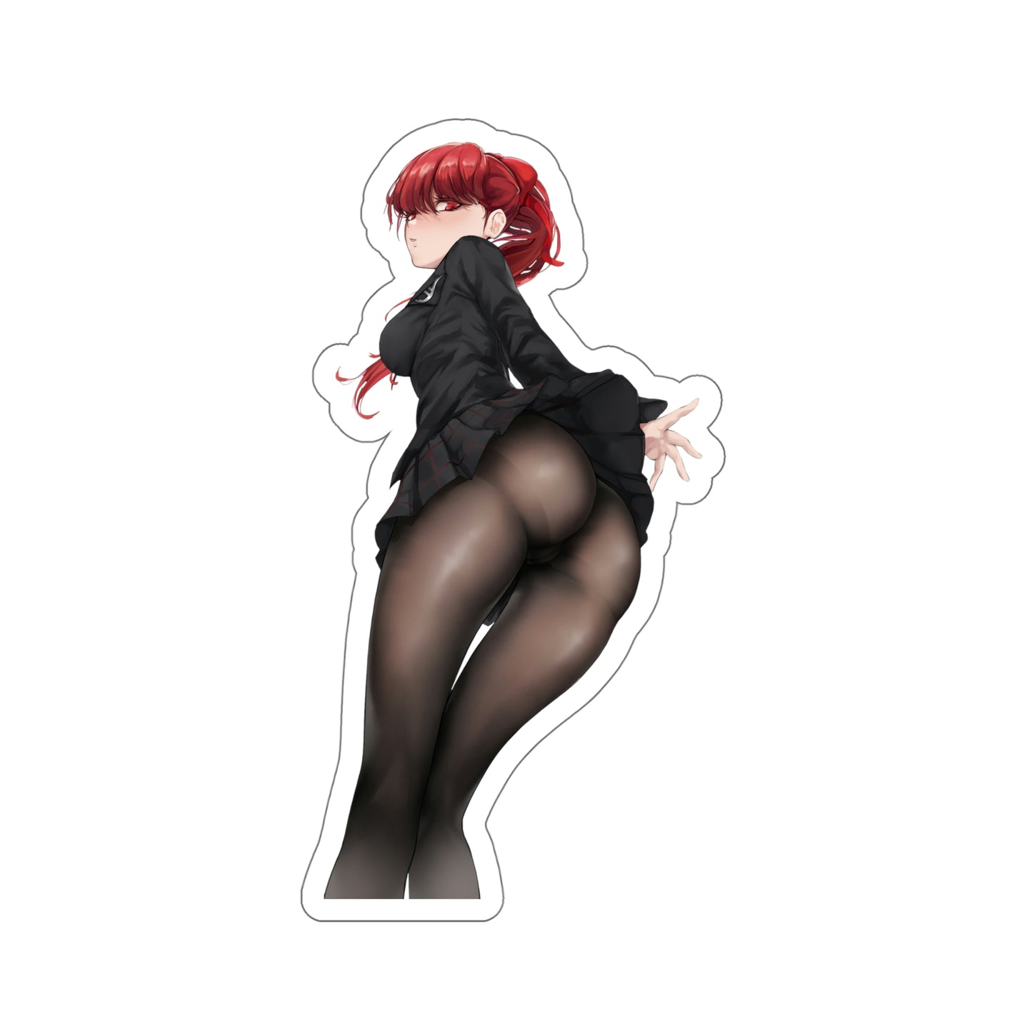 Persona 5 Waterproof Sticker - Kasumi Yoshizawa Pantyhose Ecchi Vinyl Car Decal