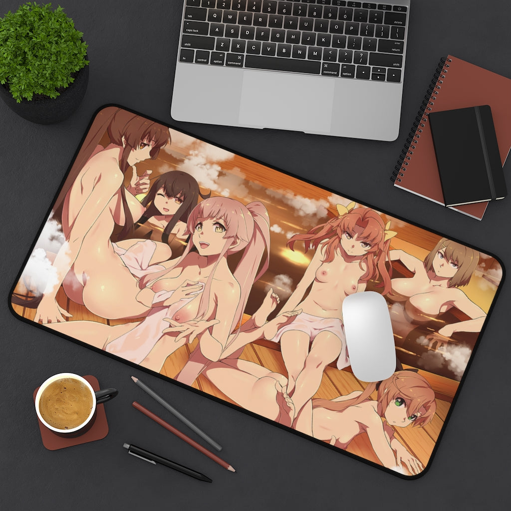 Kantai Collection Nude Onsen Waifus Kankore Desk Mat - Sexy Anime Girl Mousepad - Gaming Playmat