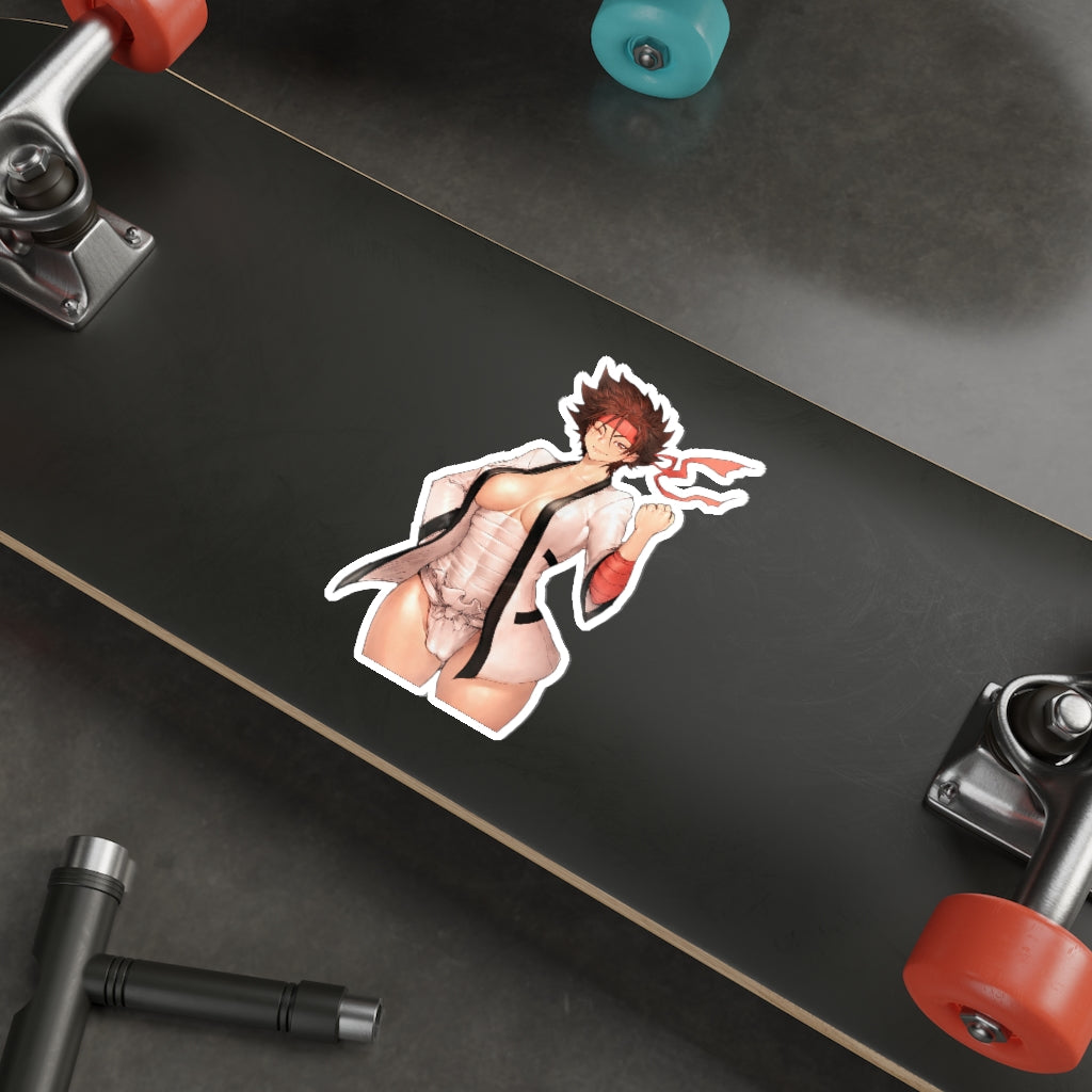 Sexy Female Sanosuke Rurouni Kenshin Waterproof Sticker - Ecchi Vinyl Decal