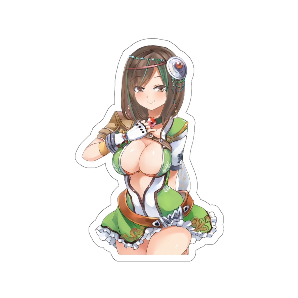 Bao Sanniang Big Boobs Dynasty Warriors Shin Sengoku Musou Waterproof Sticker - Ecchi Vinyl Decal