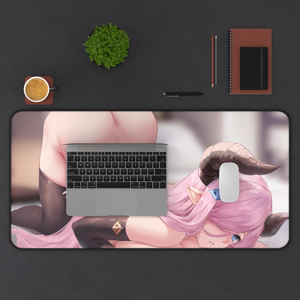 Granblue Fantasy Mousepad - Narmaya Large Desk Mat - Ecchi Mouse Pad