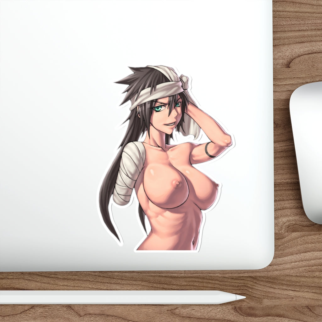 Topless Shiba Kuukaku Bleach Waterproof Sticker - Ecchi Vinyl Decal