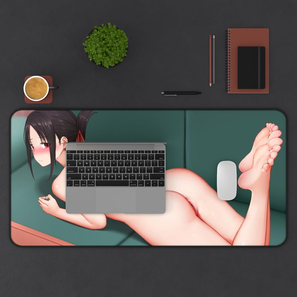 Kaguya-sama Love is War Nude Butt Hentai Shinomiya Kaguya Desk Mat - Non Slip Mousepad