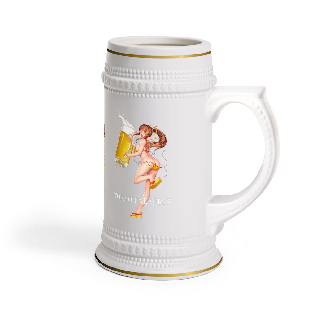 Beer Stein Mug - Sexy Gift for Beer Lover - Tokyo EXE Girls Gaien Nozomi Bikini