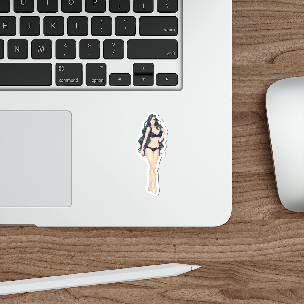 Taimanin Kurenai Makishima Ayame Sexy Lingerie Ecchi Vinyl Decal Waterproof Sticker - Ecchi Vinyl Decal