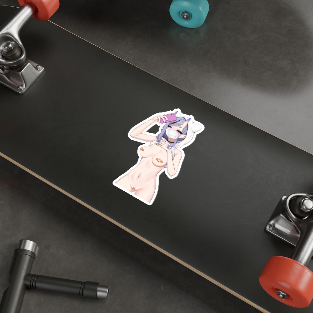 Nijisanji Nude Rindou Mikoto Waterproof Sticker - Ecchi Vinyl Decal