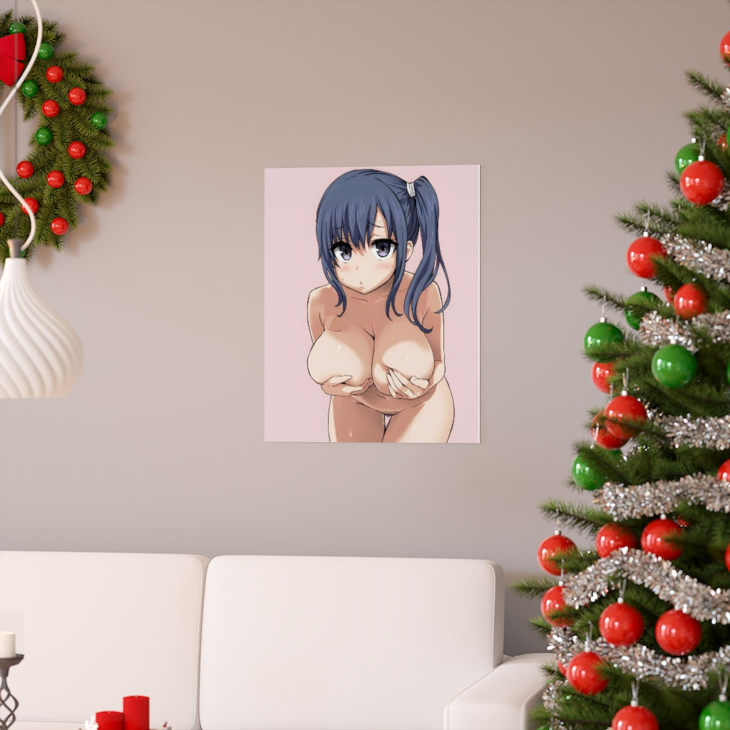 Affiche Ecchi de Imai Midori Shirobako nue - Affiche verticale mate de qualité supérieure obscène - Art mural pour adultes