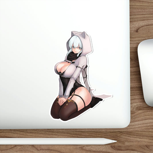 Lost Ark Neko Waifu Waterproof Sticker - Weatherproof Vinyl Car Decal