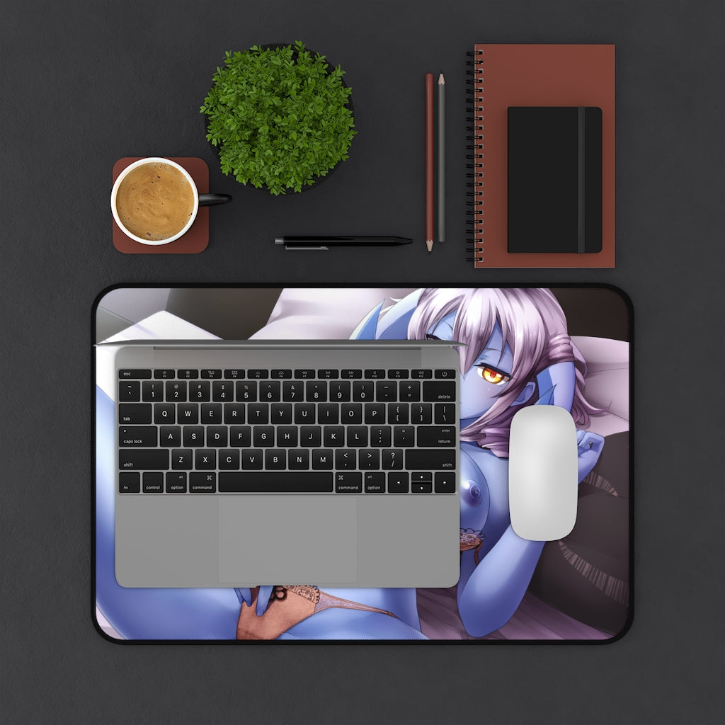 Celeste Luvendass HuniePop Nude Tits and Panties Desk Mat - Sexy Anime Girl Mousepad - Gaming Playmat