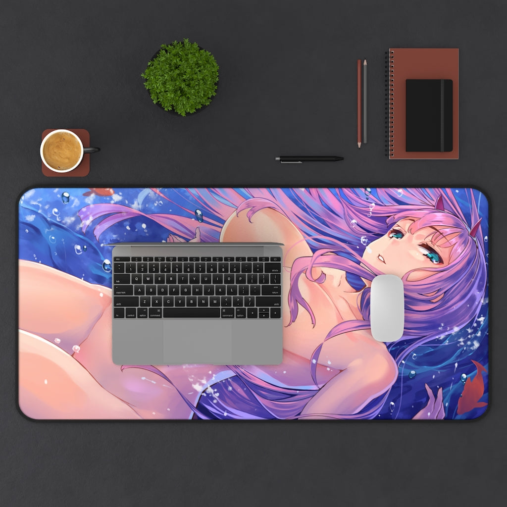 Darling In The Franxx Zero two Nude Desk Mat - Non Slip Mousepad