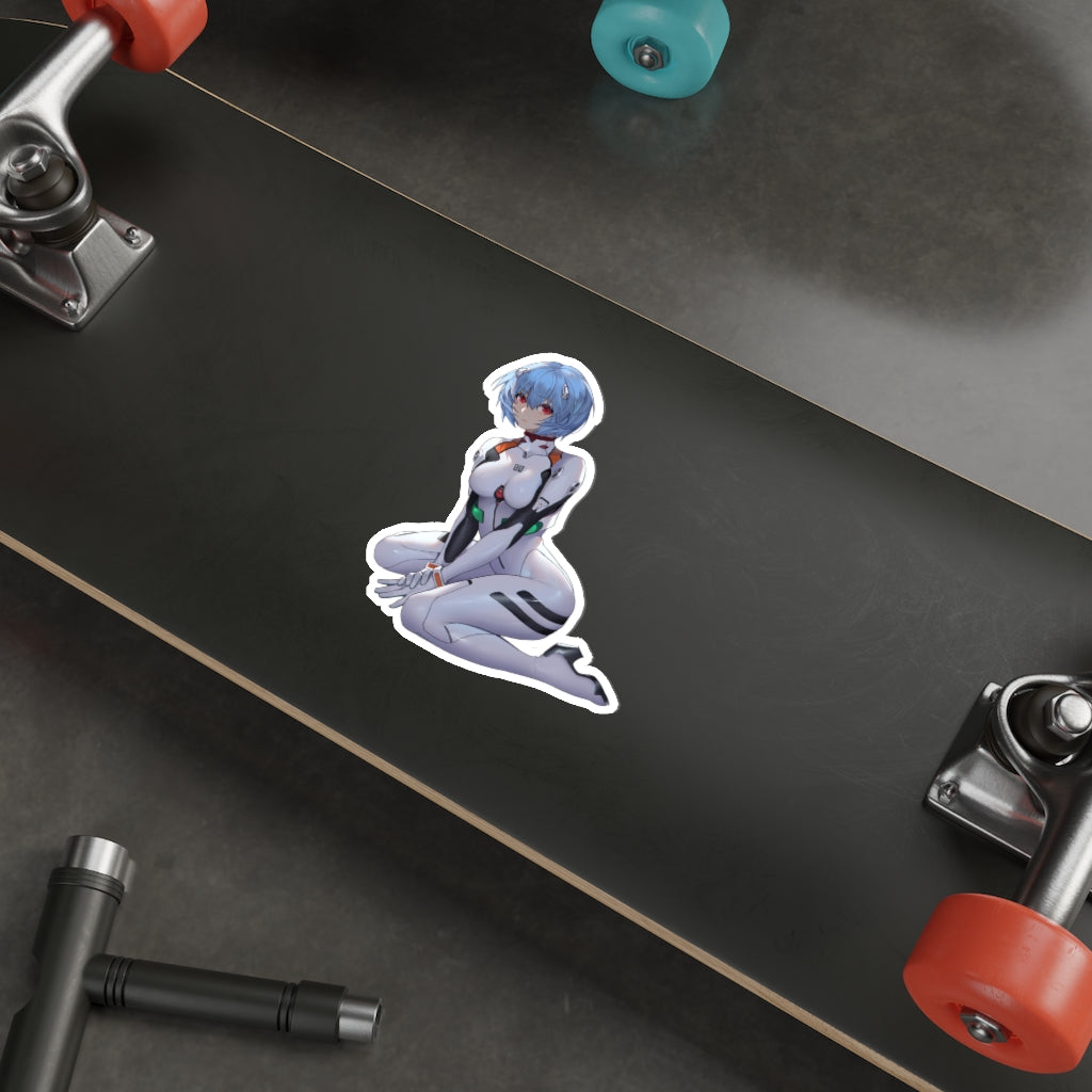 Neon Genesis Evangelion Waterproof Sticker - Ecchi Anime Vinyl Decal - Ayanami Rei Bodysuit