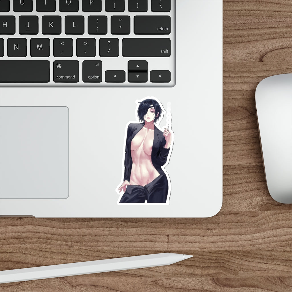 Sexy Himeno Chainsaw Man Waterproof Sticker - Ecchi Vinyl Decal