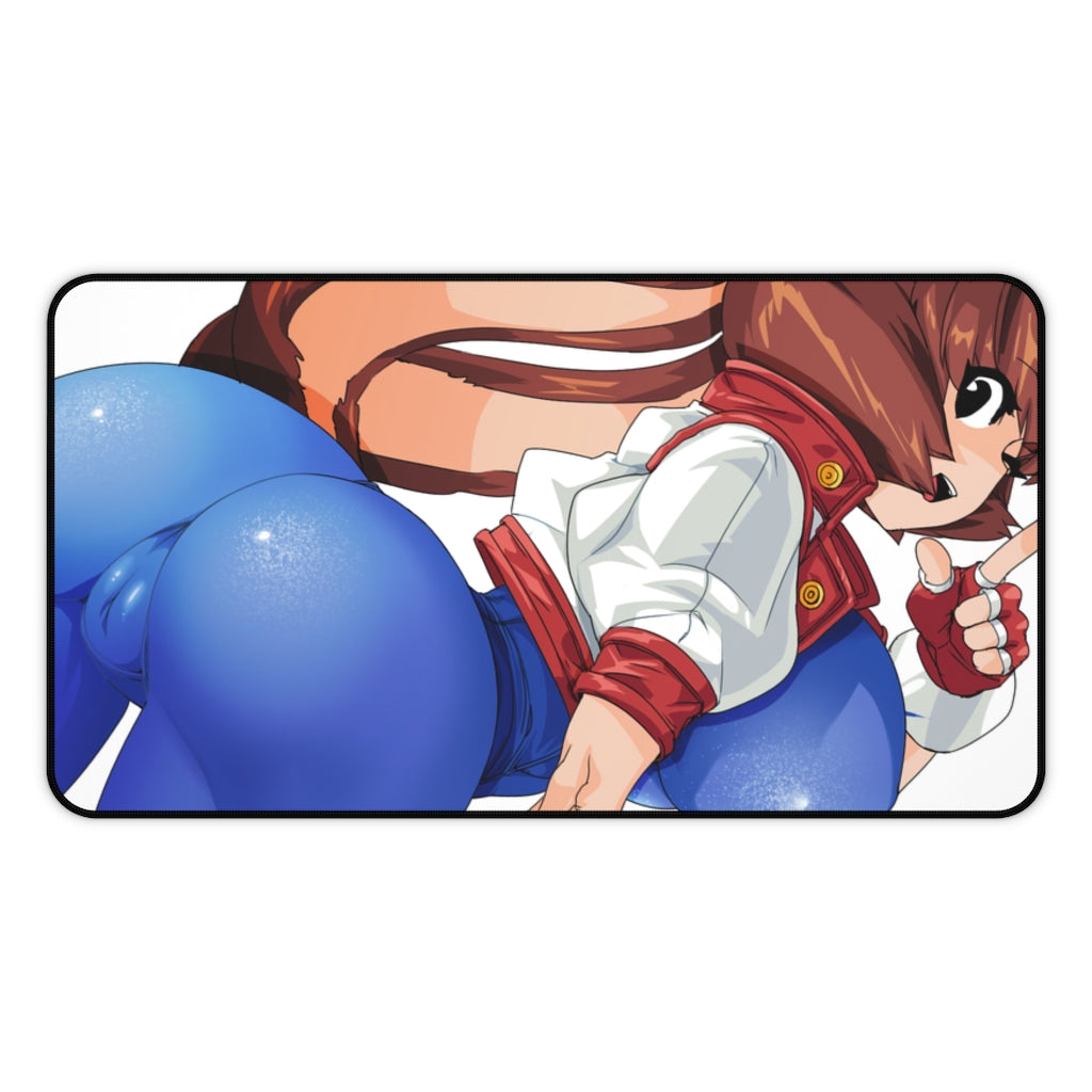 Big Butt Makihara Arina Waku Waku 7 Desk Mat - Non Slip Mousepad