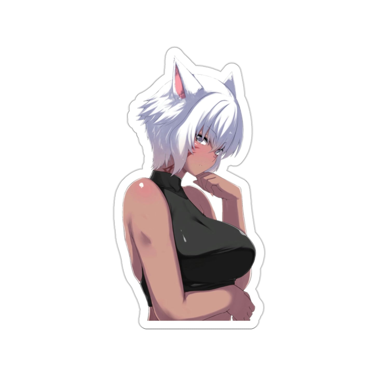 Sexy Y'shtola Rhul Final Fantasy 14 Waterproof Sticker - Weatherproof Vinyl Car Decal