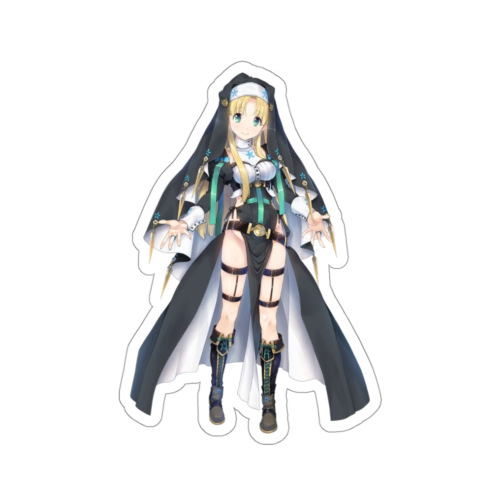 High School DxD Sexy Nun Asia Argento Waterproof Sticker - Ecchi Vinyl Decal