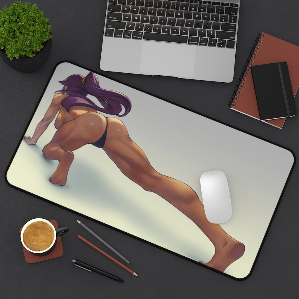 Sexy Ass Shihouin Yoruichi Bleach Mousepad - Gaming Playmat