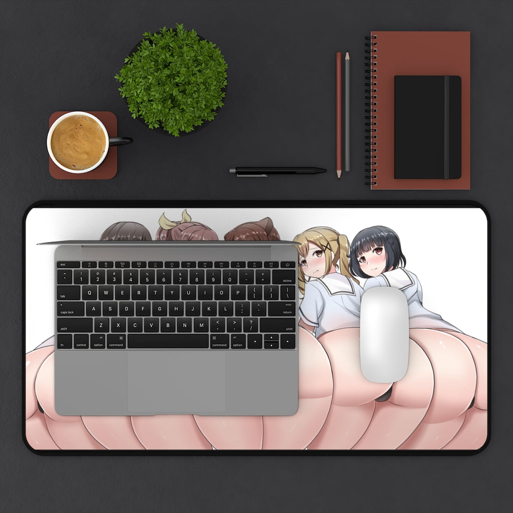 Waifus Butts Mousepad - Ecchi Desk Mat - Large Desk Mat - MTG Playmat