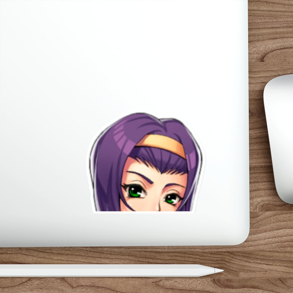 Faye Valentine Peeker Cowboy Bebop Sticker - Anime Peeker Car Decal