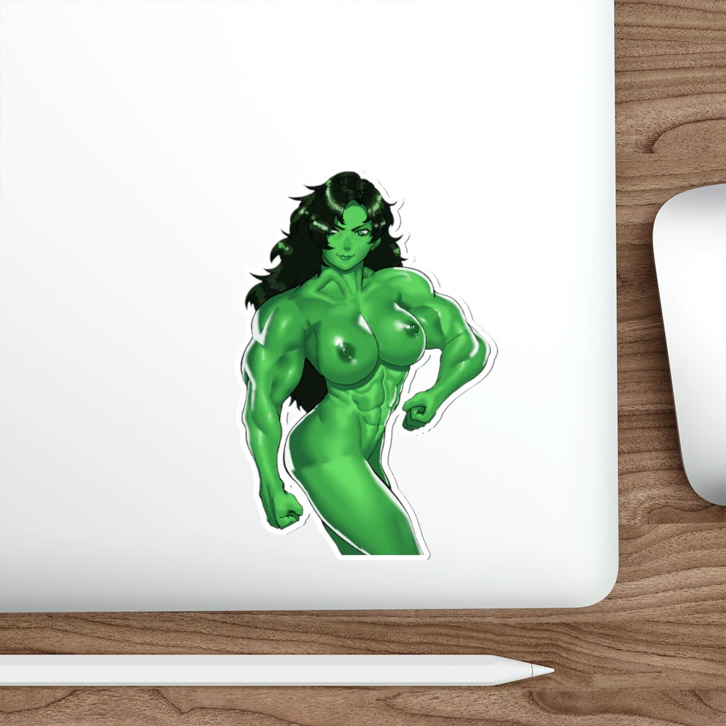 Nude She Hulk Marvel Waterproof Sticker - Ecchi Vinyl Decal