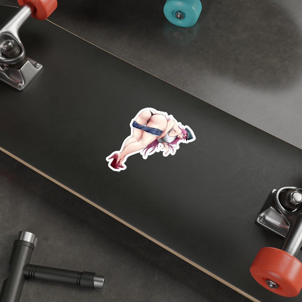 Thick Butt Poison Street Fighter Waterproof Sticker - Ecchi Vinyl Decal