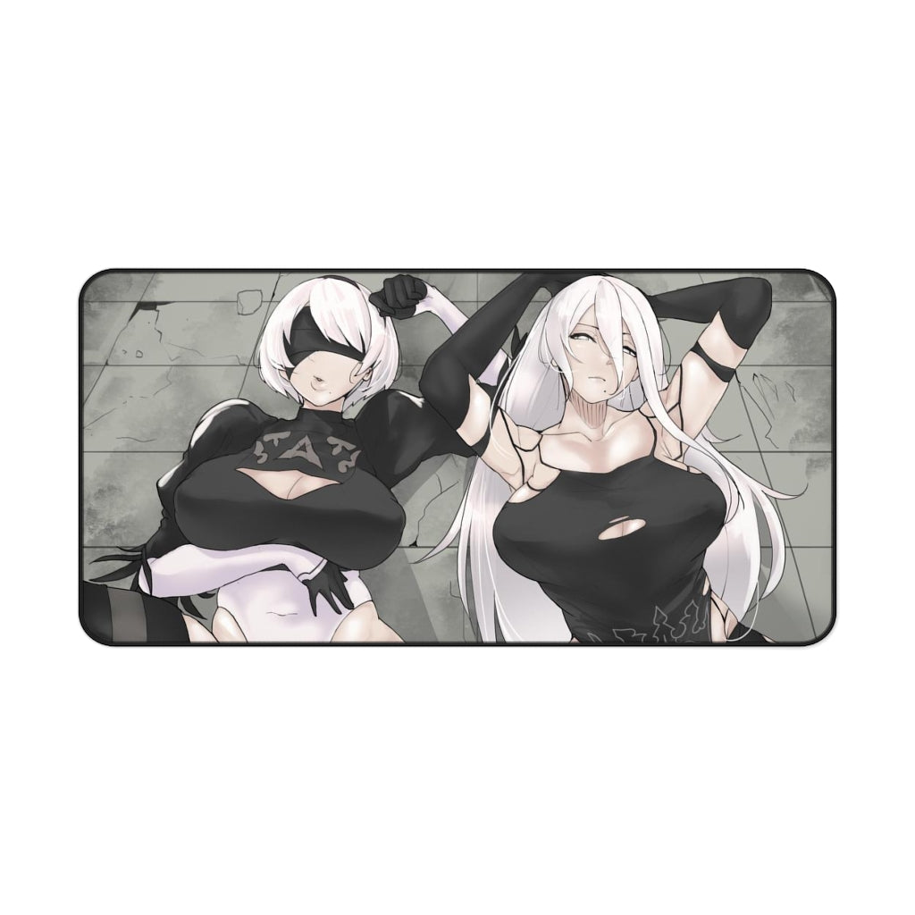 Nier Automata Androids Waifus Mousepad - Large Ecchi Desk Mat - Mouse Pad - Sexy Gaming Playmat