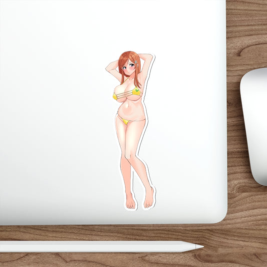 Bleach Anime Big Boobs Orihime Waterproof Sticker - Ecchi Vinyl Decal