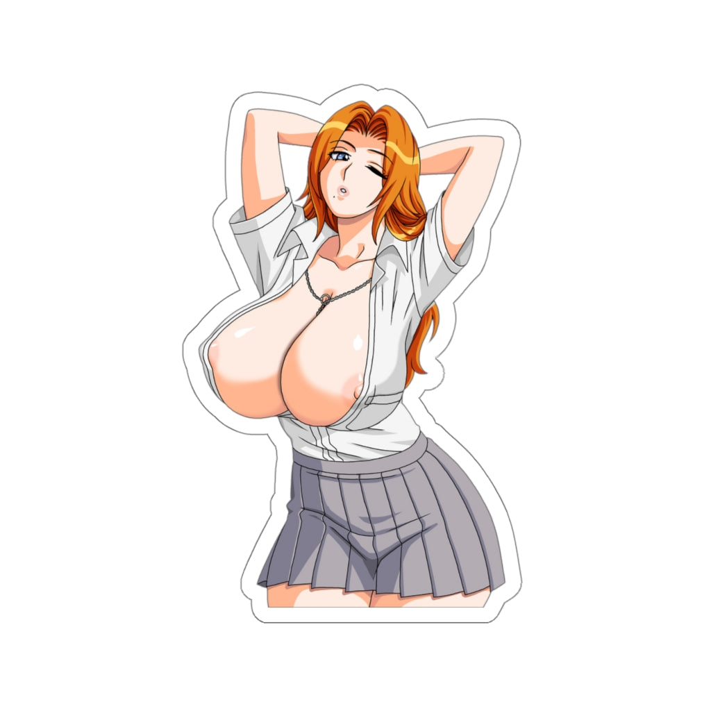 Matsumoto Rangiku Huge Tits Bleach Waterproof Sticker - Ecchi Vinyl Decal