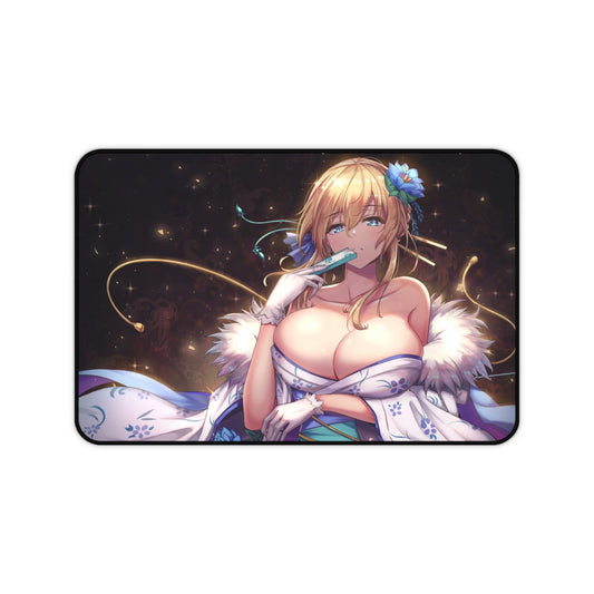 Big Boobs Artoria Pendragon Fate Grand Order Gaming Desk Mat - Anime Mousepad - Sexy Girl Playmat