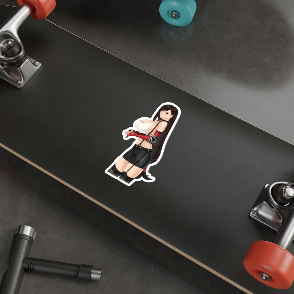 Busty Tifa Lockhart Final Fantasy 7 Remake Waterproof Sticker - Ecchi Vinyl Decal