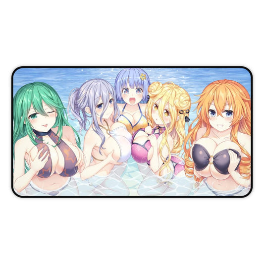 Date A Live Sexy Mousepad - Big Anime Tits Waifus Desk Mat - Ecchi Playmat