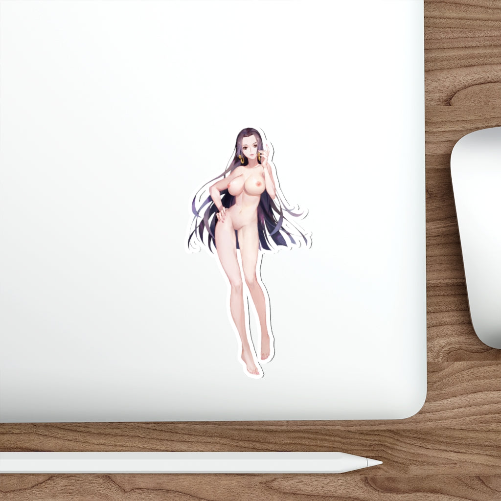 One Piece Anime Waterproof Sticker - Naked Boa Hancock Vinyl Decal