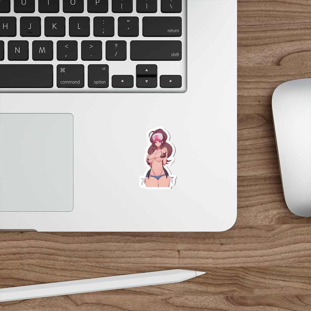 Big Boobs Hilda Pokemon Waterproof Sticker - Ecchi Vinyl Decal