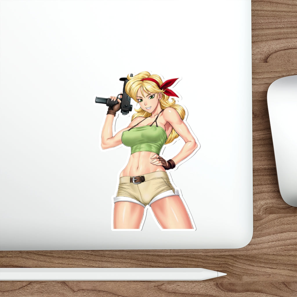 Transformed Blonde Lunch Dragon Ball Waterproof Sticker - Ecchi Vinyl Decal