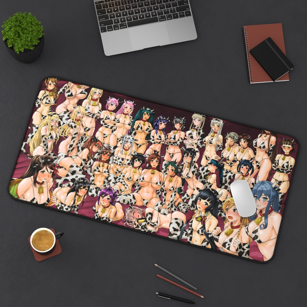 Kantai Collection Mousepad - Cow Girls Large Desk Mat - Gaming Playmat