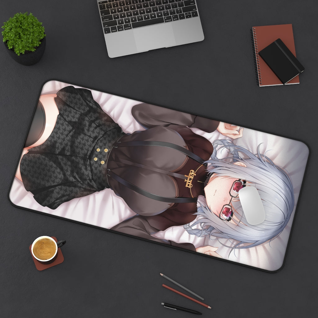 Nijisanji Sexy Mousepad - Hakase Fuyuki Vtuber Desk Mat - Ecchi Playmat