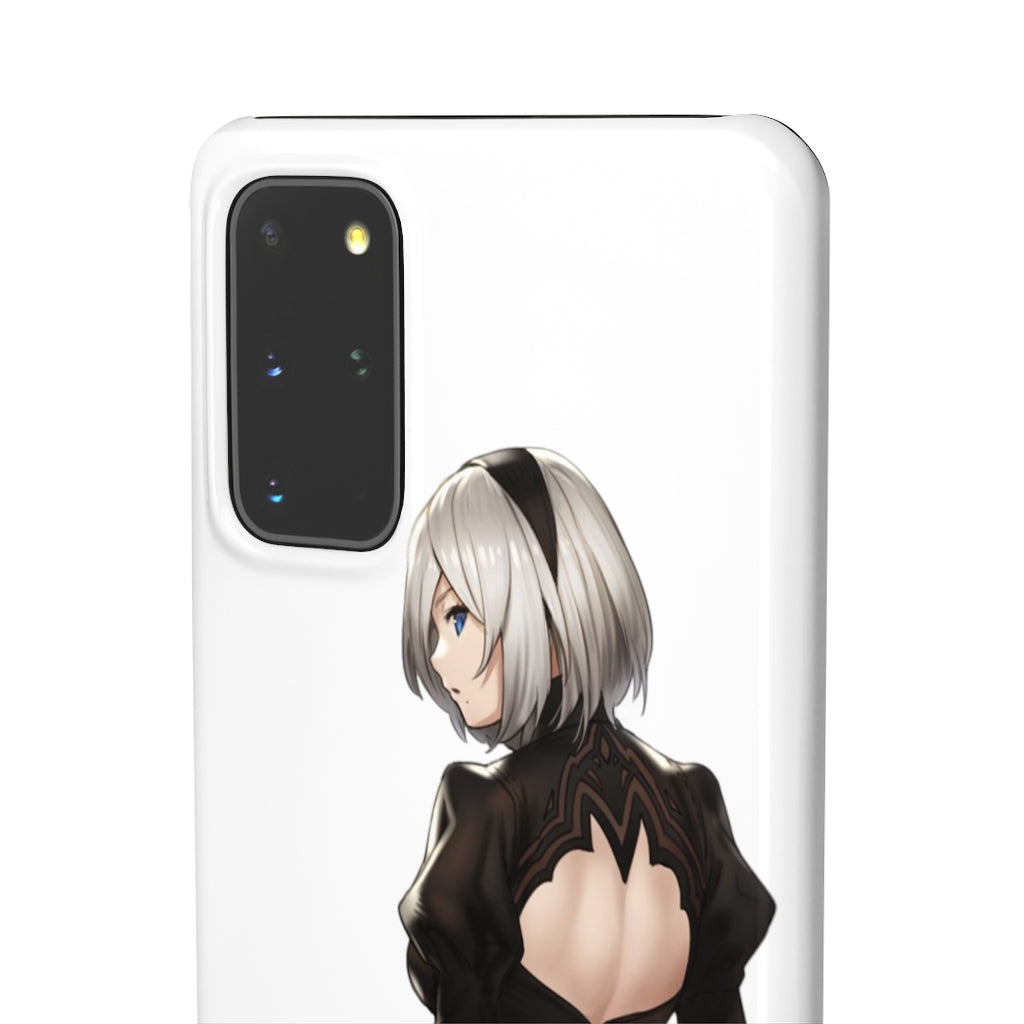 2B Anime Phone Case - Nier Automata Kawaii Aesthetic Snap Case