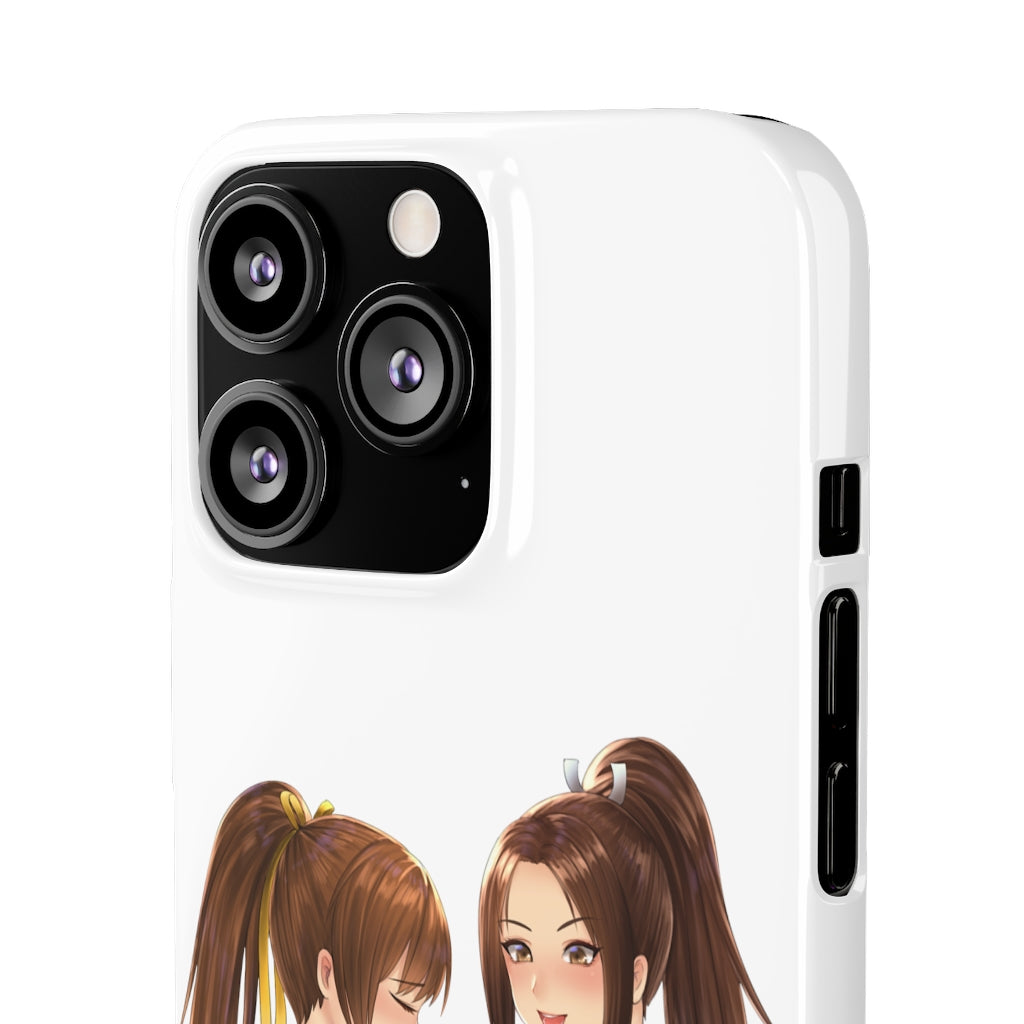 Oppai Anime Phone Case - Kawaii Aesthetic Snap Case - iPhone 13