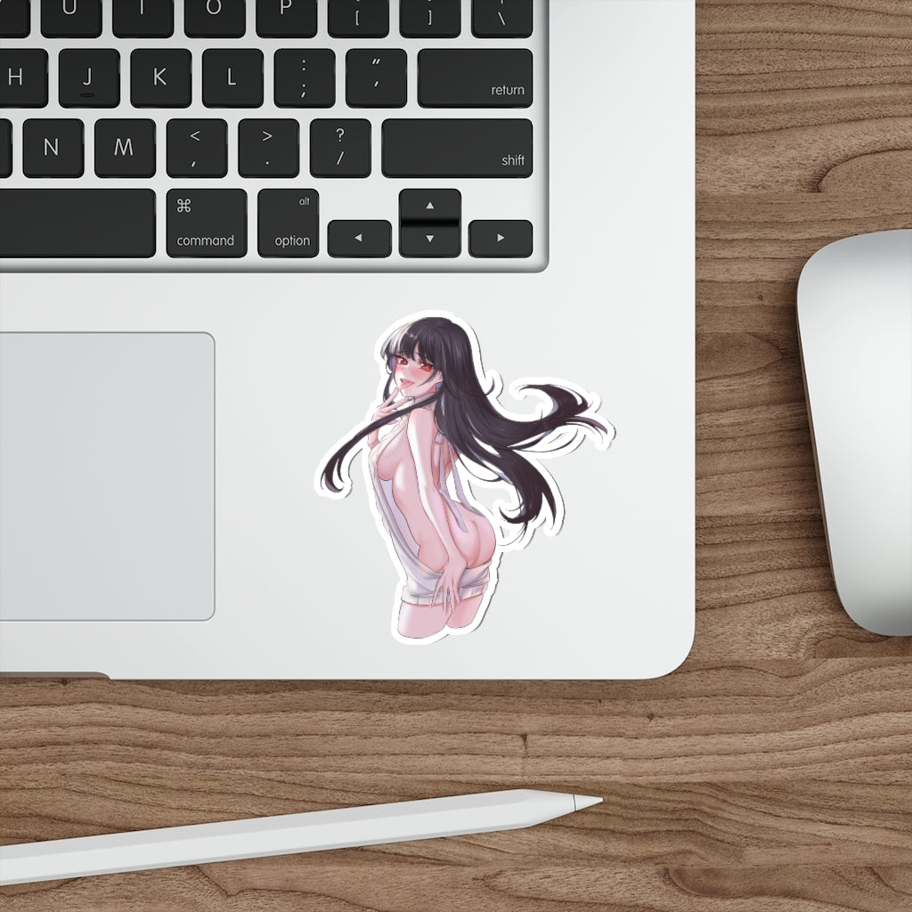 Sexy Sweater Yumeko Jabami Waterproof Sticker - Kakegurui Compulsive Gambler Ecchi Decal