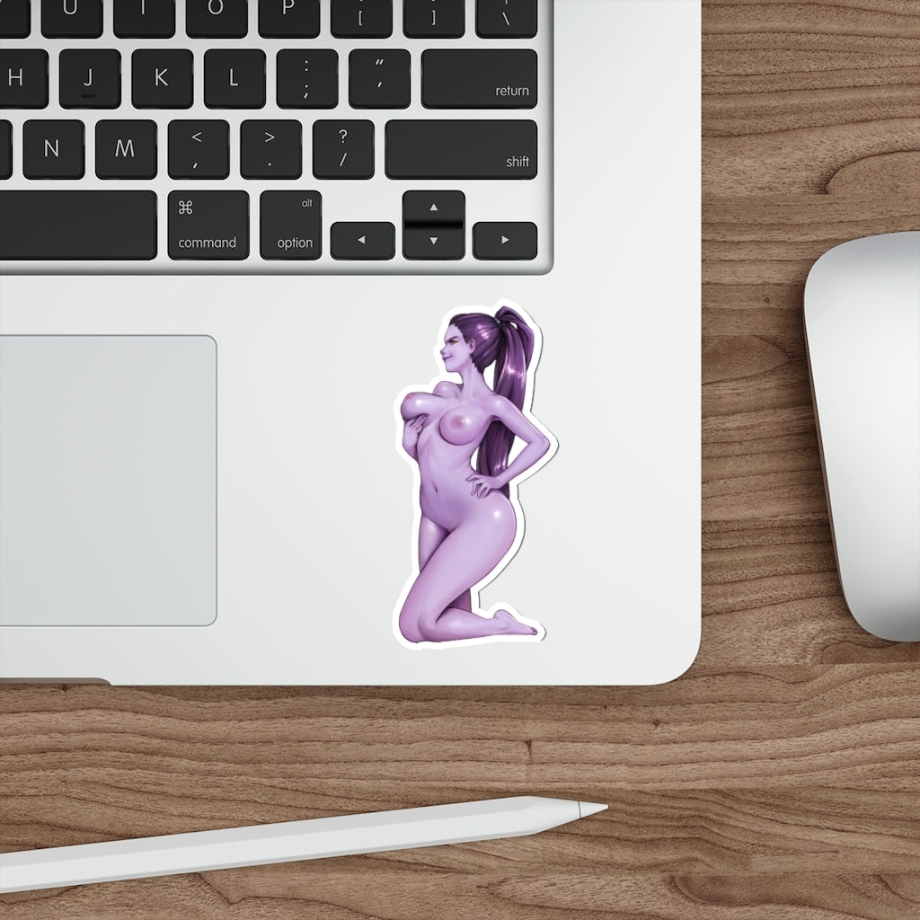 Nude Widowmaker Overwatch Hentai Waterproof Sticker - Ecchi Vinyl Decal