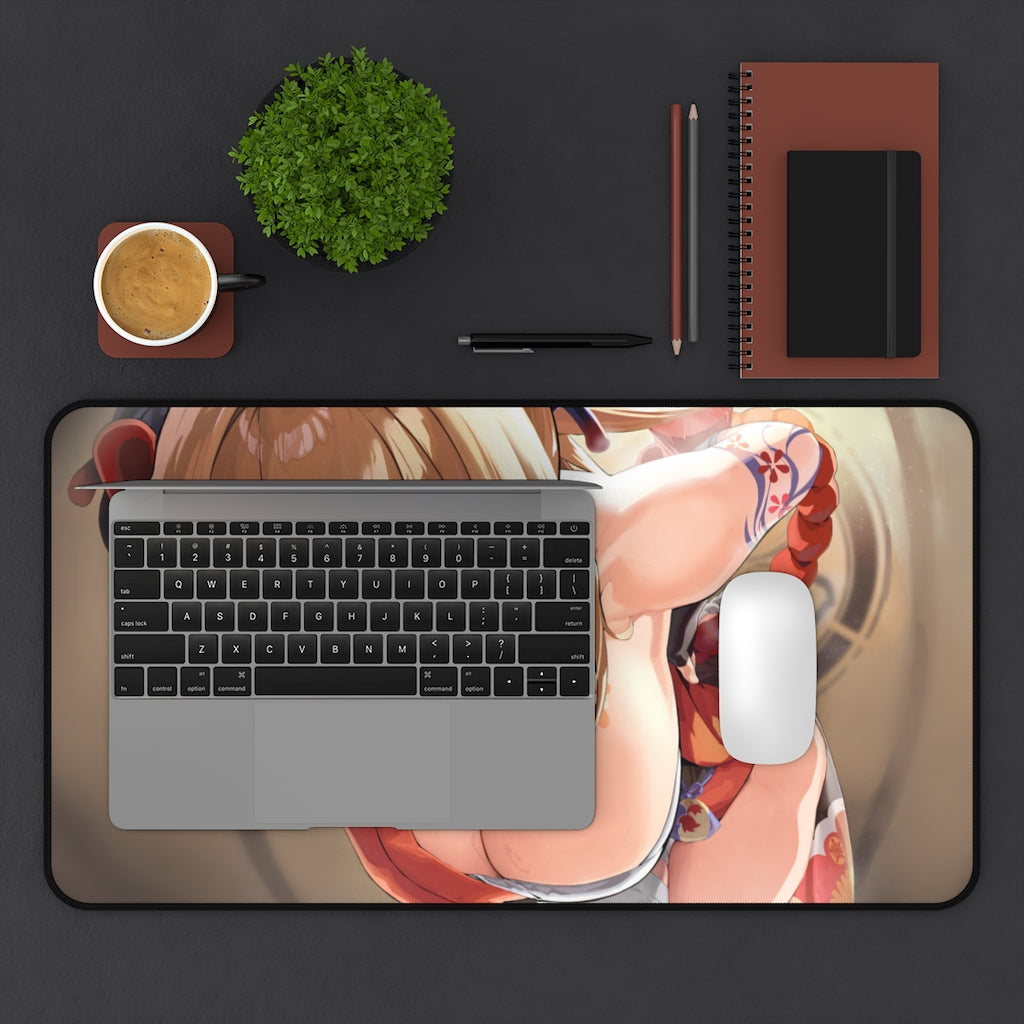 Genshin Impact Sexy Yoimiya Boobs Desk Mat - Non Slip Mousepad