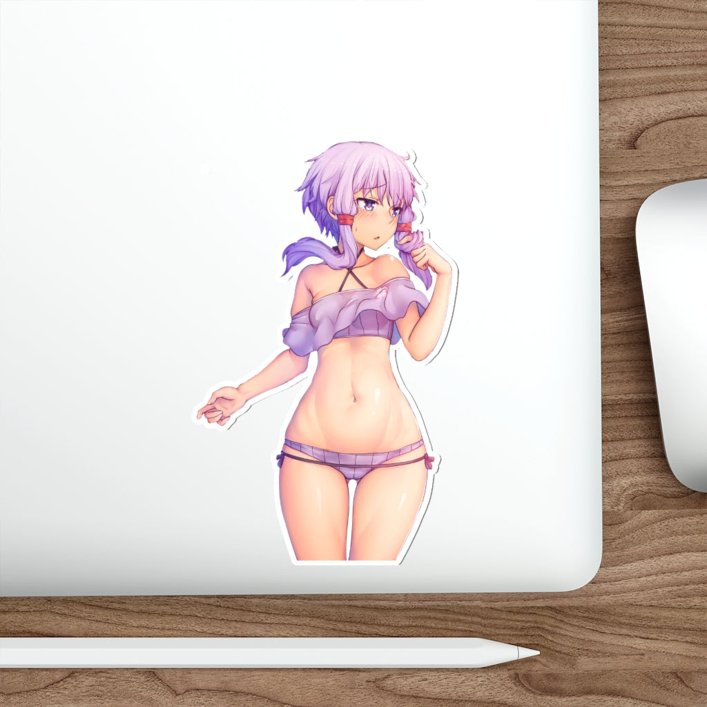 Yuzuki Yukari Vocaloid Waterproof Sticker - Ecchi Vinyl Decal