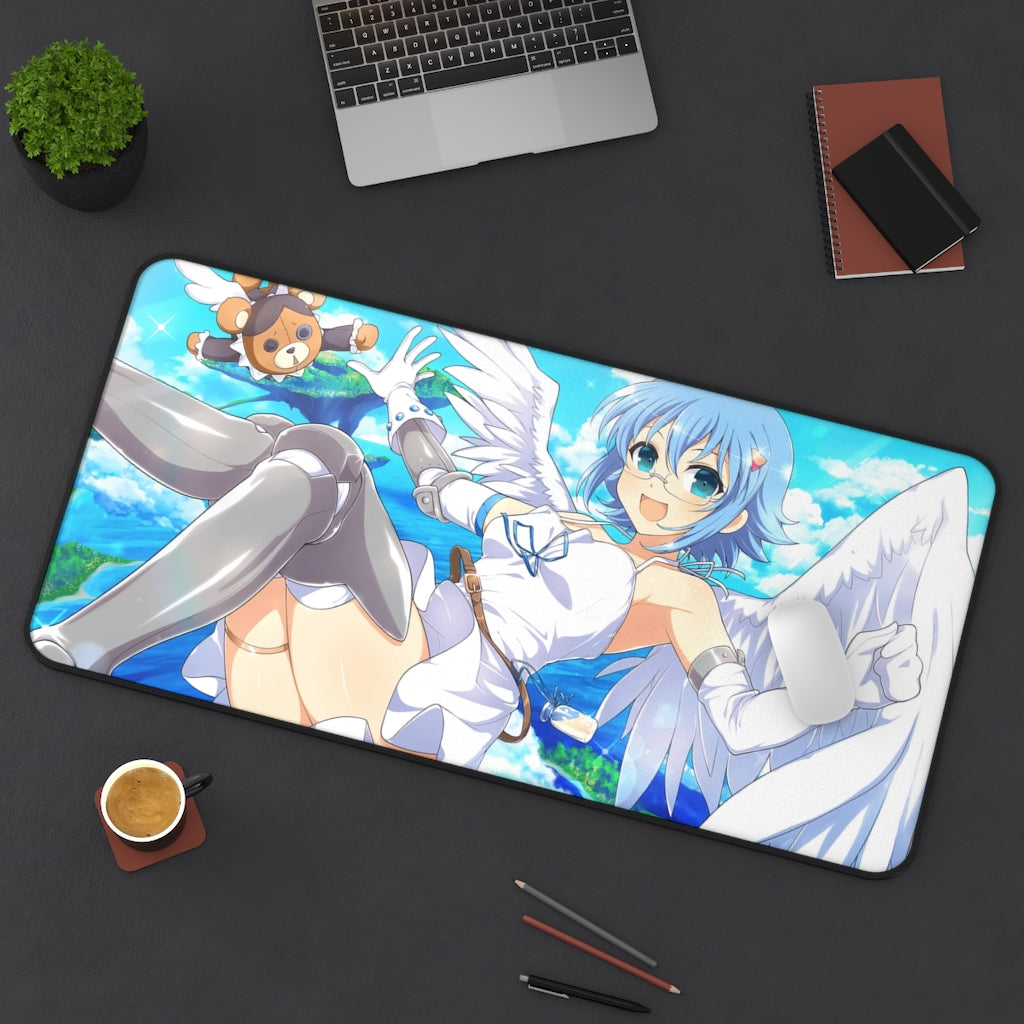 Nanael Angel of Light Queen's Blade Desk Mat - Non Slip Mousepad