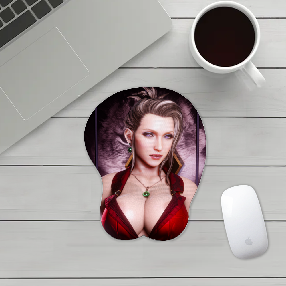 Anime 3D Boobs mousepad with Wrist Rest | Sexy Oppai Mouse pad for PC | Oppai mousepad with wrist support